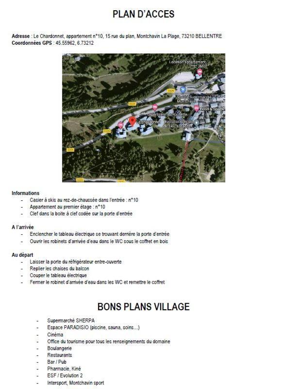 Appartement Montchavin La Plagne Esterno foto